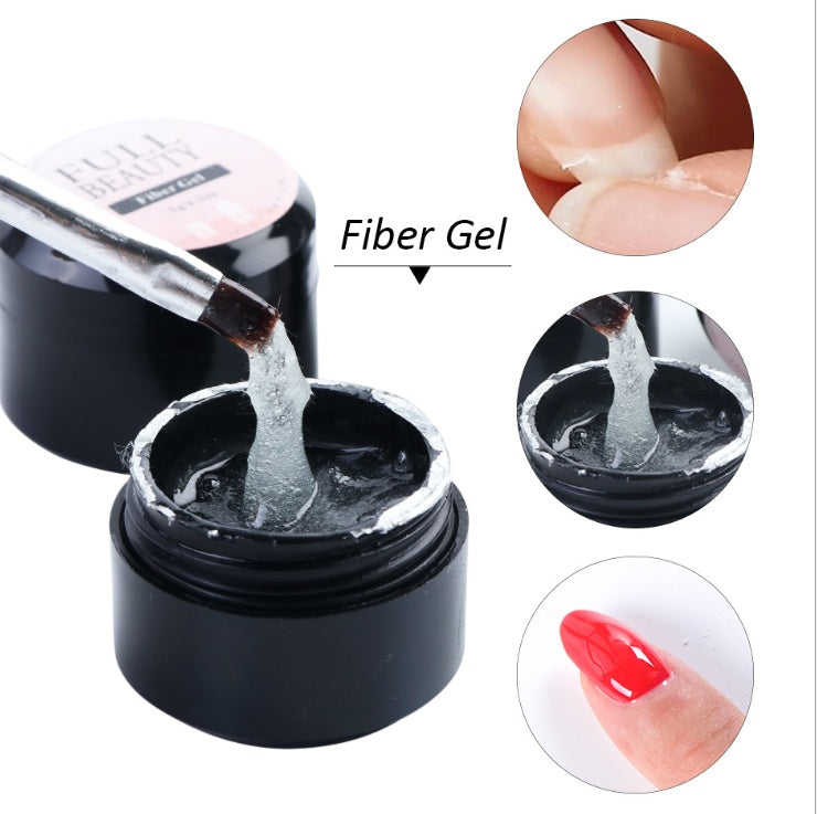 Creacked Repair Glue Nail Fiber Silk Extension Gel Fiberglass Poly UV Builder Gel Polish Manicure Art Prolonged Tool Creacked Repair Glue Nail Fiber Silk Extension Gel Fiberglass Poly UV Builder Gel Polish Manicure Art Prolonged Tool